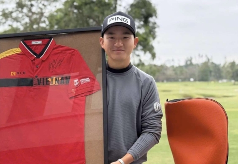 Lan toả yêu thương cùng golfer trẻ Nguyễn Anh Minh
